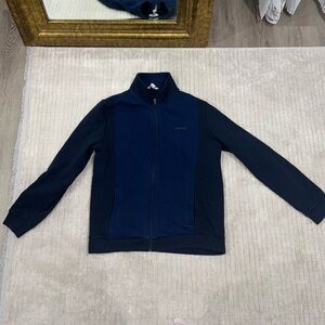 Calvin Klein Navy Blue Men’s Zip Up Sweater Size L